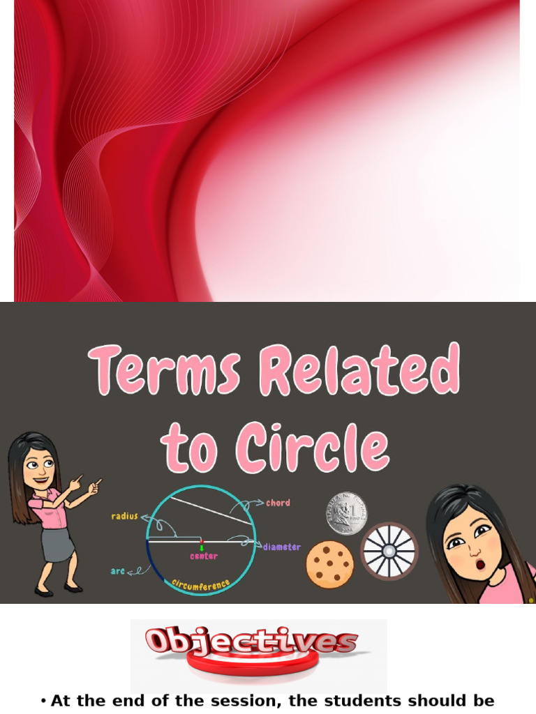 Understanding Circle Geometry Terms | PDF