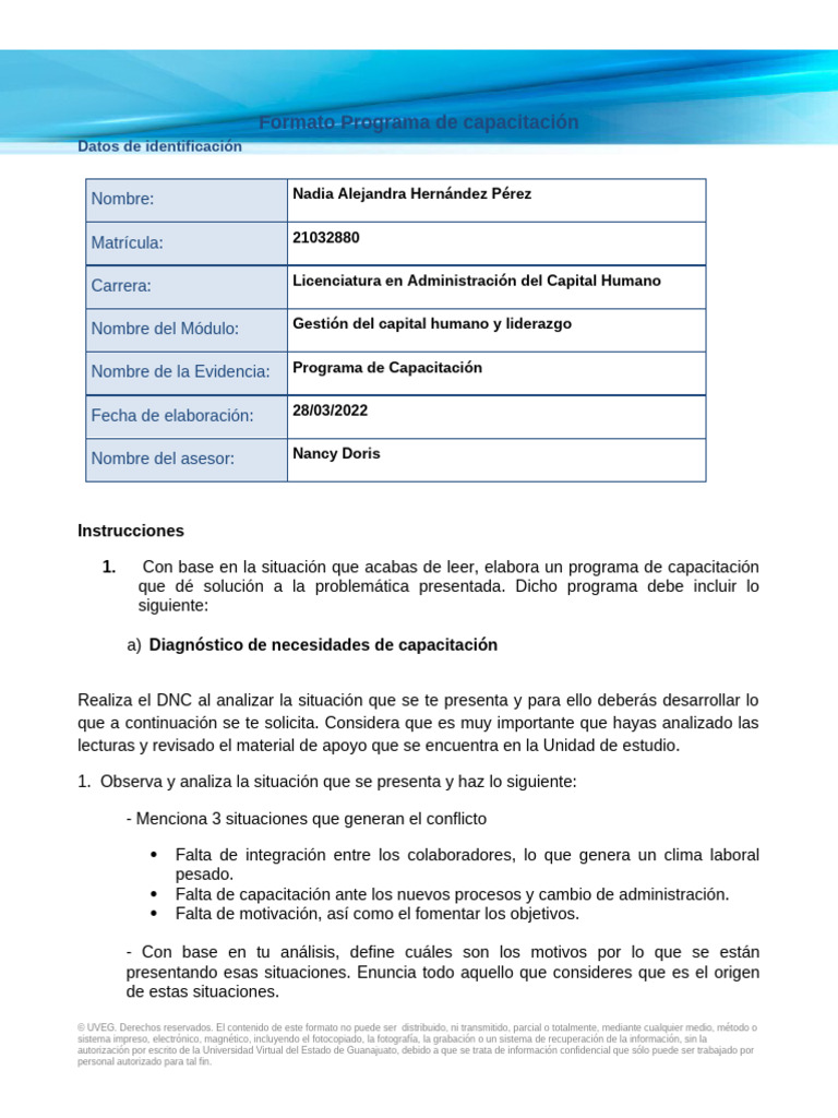 Programa de Capacitación en Liderazgo | PDF | Información | Multimedia