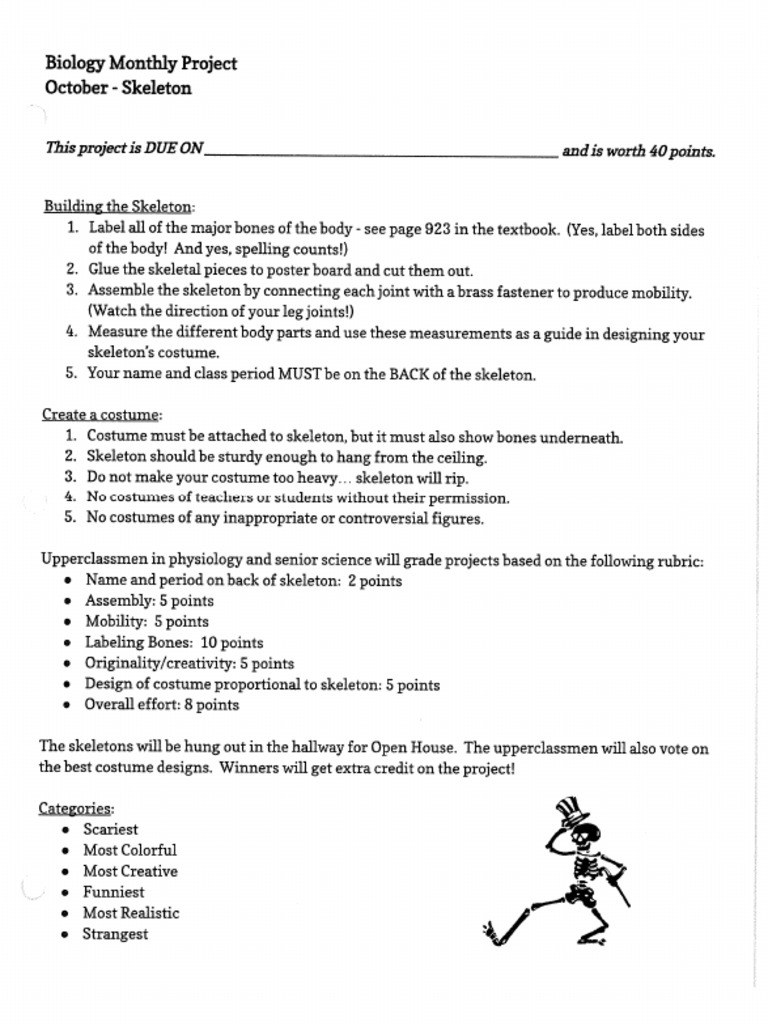 Skeleton Project | PDF