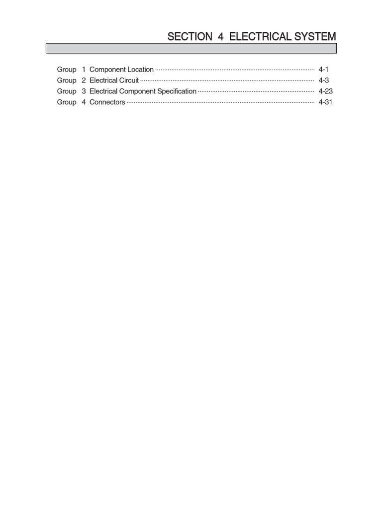 Electrical System Component Guide | PDF | Electrical Connector | Switch