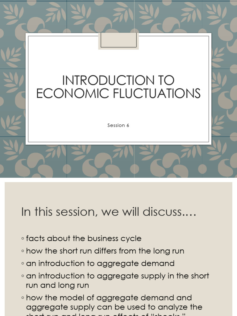 Understanding Economic Fluctuations | PDF | Macroeconomics | Supply ...