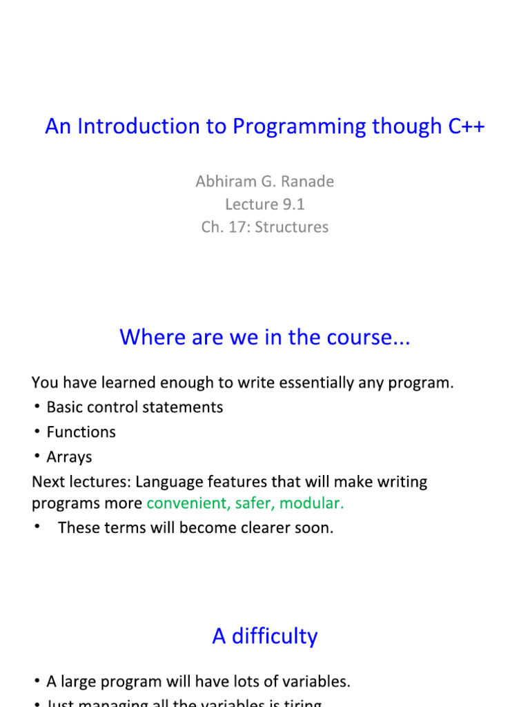 C++ Structs and Pointers Explained | PDF | Pointer (Computer ...