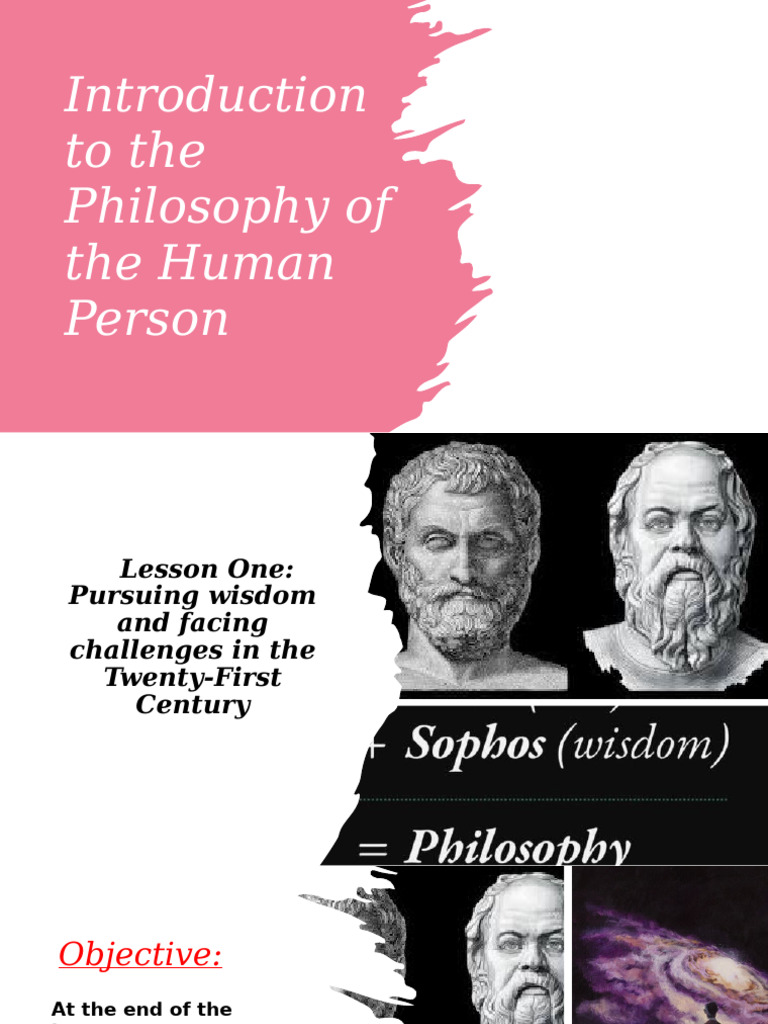 To The Philosophy of The Human Person | PDF | Wisdom | Metaphysics