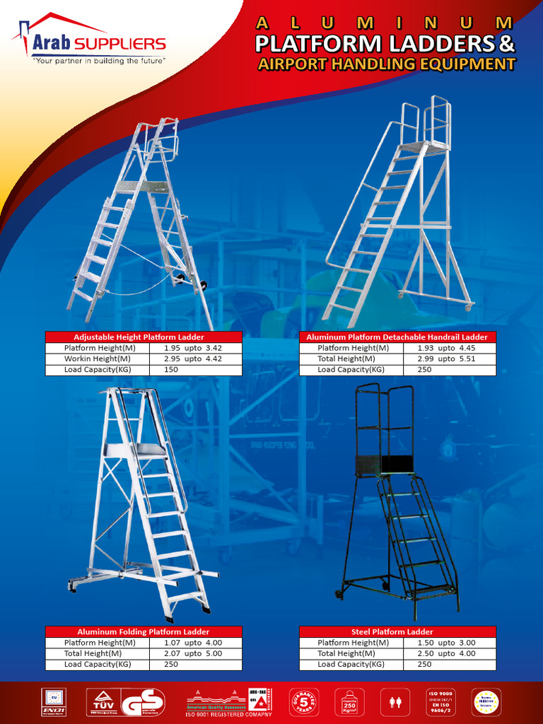 Versatile Platform Ladders Specifications | PDF