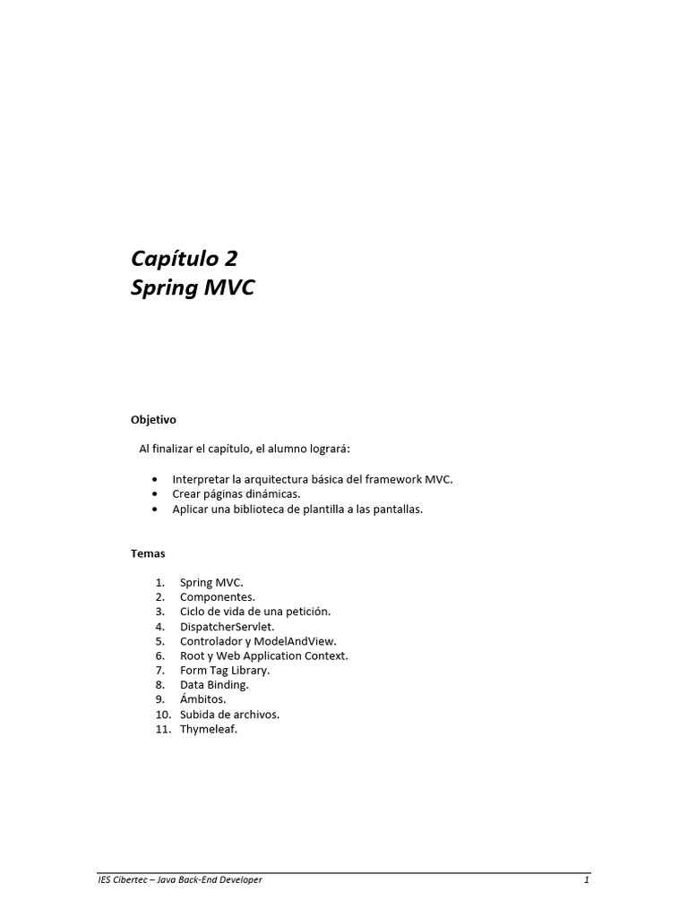 01 Material | PDF | Modelo – Vista – Controlador | Java (lenguaje de ...