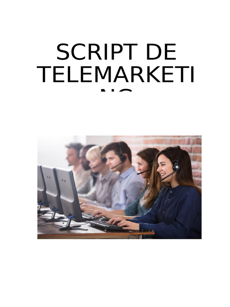 Script de Telemarketing para Agendamento | PDF | Marketing