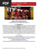 Twi Language Sounds and Examples | PDF