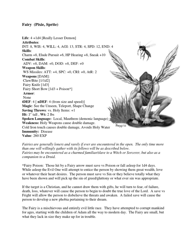 Fairy (Pixie, Sprite)