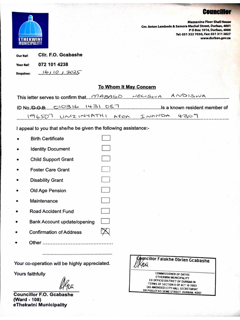 Home Address | PDF