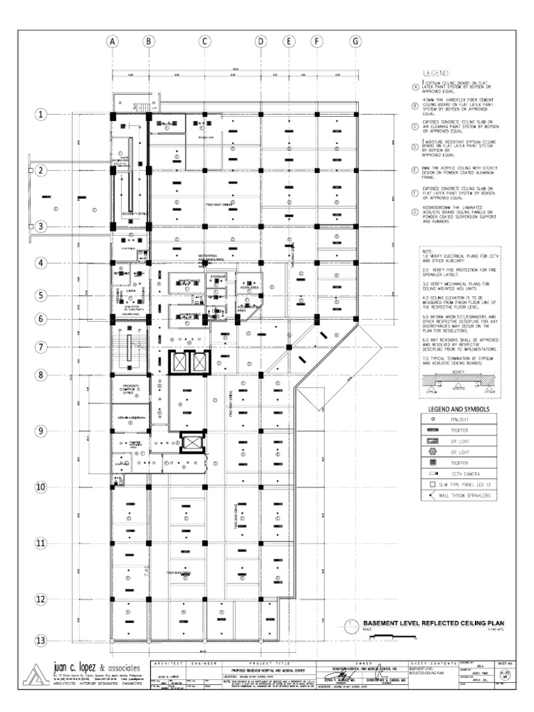 Reflected Ceiling Plan - Ridgeview | PDF