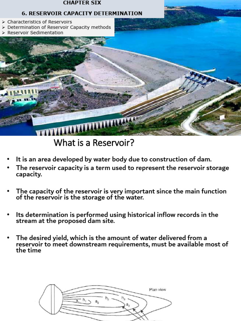 Reservoir Capacity and Sedimentation Analysis | PDF | Reservoir | Dam