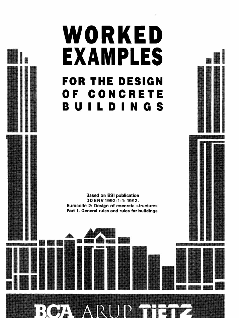 Worked Examples For Design of Concrete Buildings - Eurocode 2 | PDF