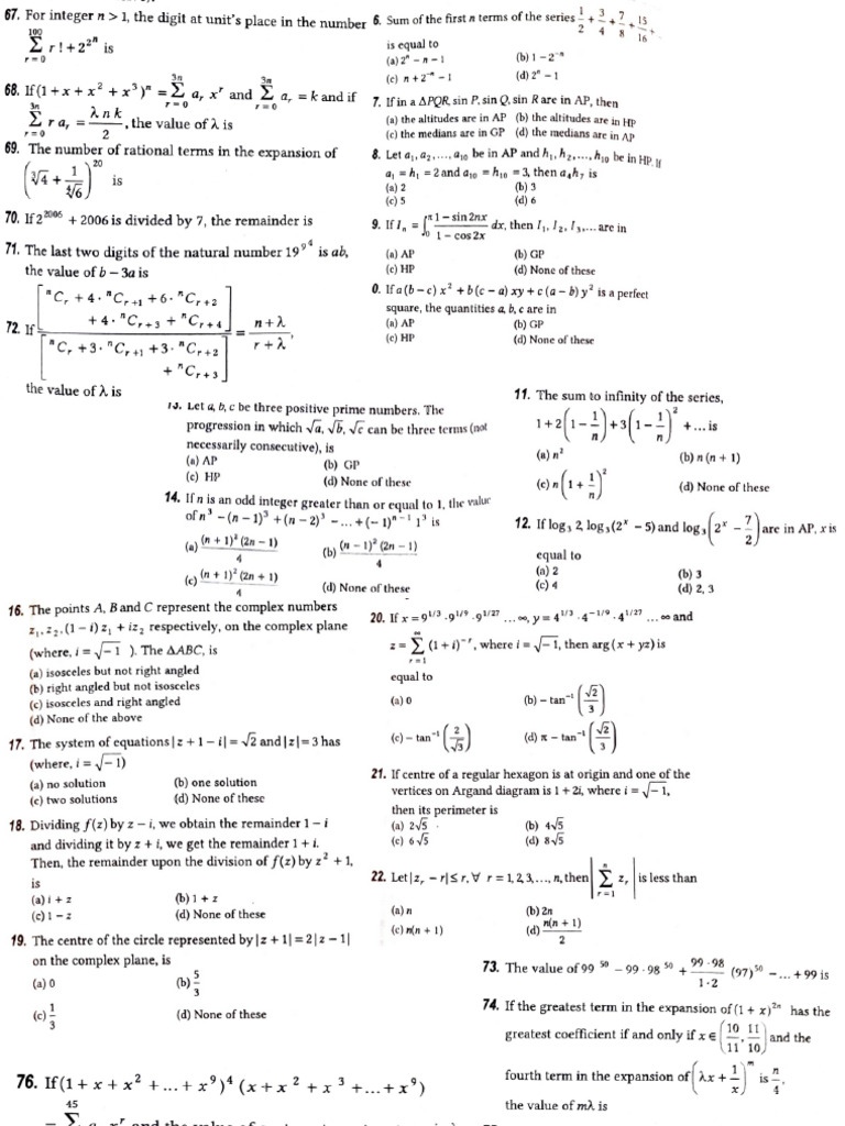 Complex Numbers | PDF