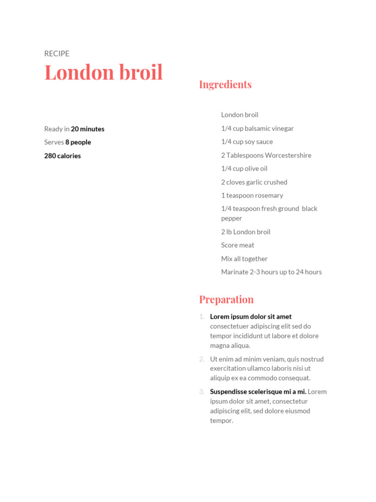 Recipe | PDF