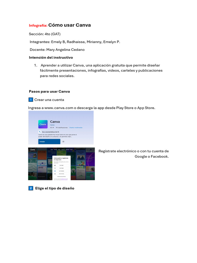 Como Usar Canva | PDF