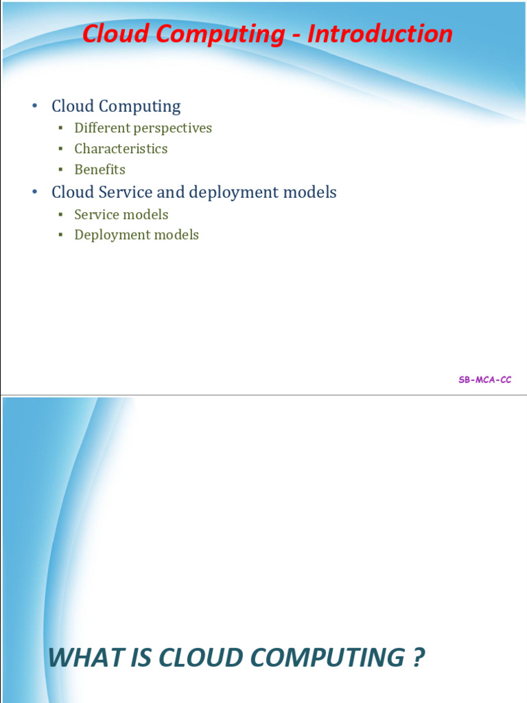 Cloud Computing 2 | PDF | Cloud Computing | Software As A Service
