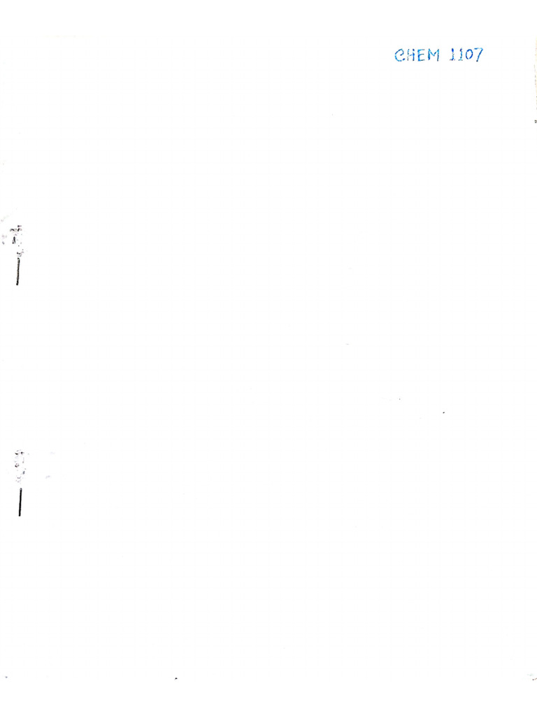 Chem 1107 | PDF