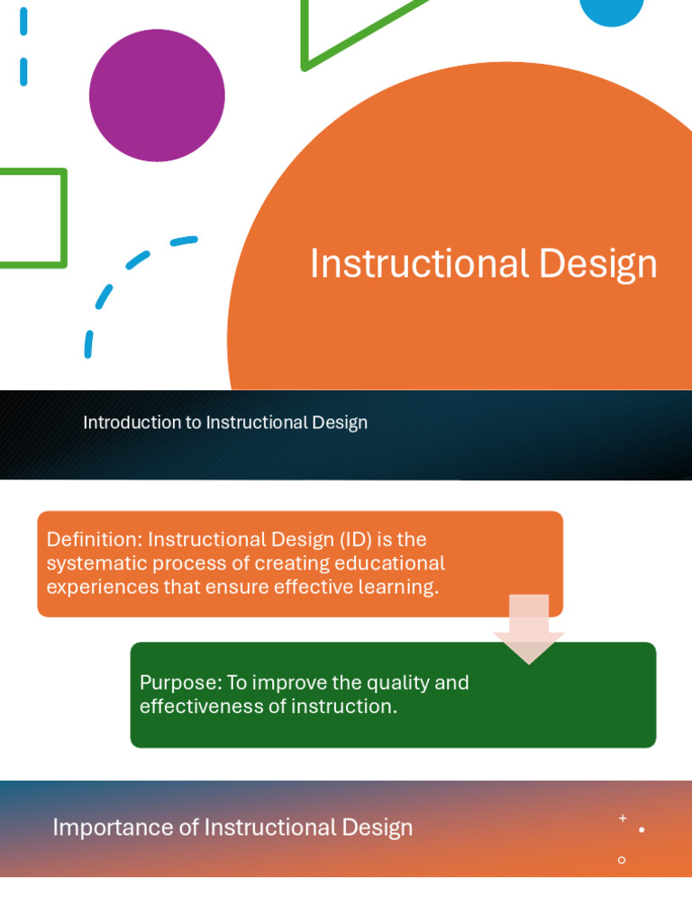 Instructional Design | PDF