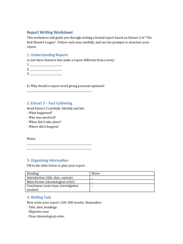 Formal Report Writing Guide | PDF