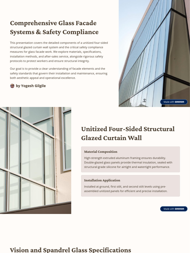Glass Facade Systems & Safety Compliance | PDF | Door | Glasses