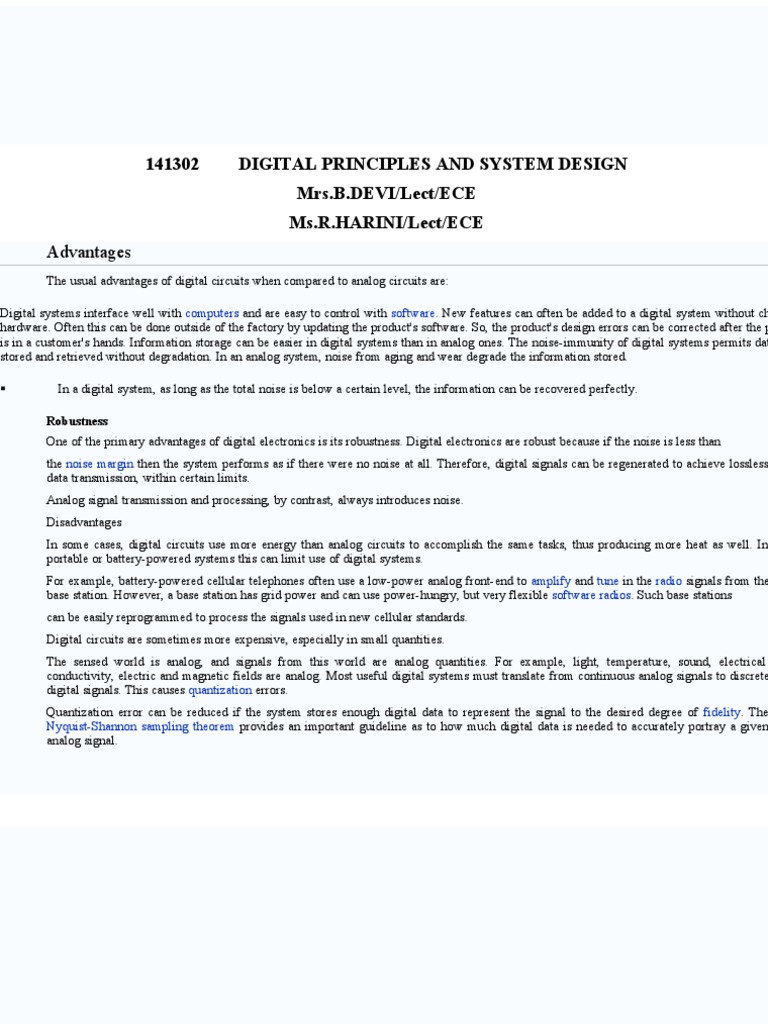 Digital Principles and System Design Mrs.B.DEVI/Lect/ECE Ms.R.HARINI ...