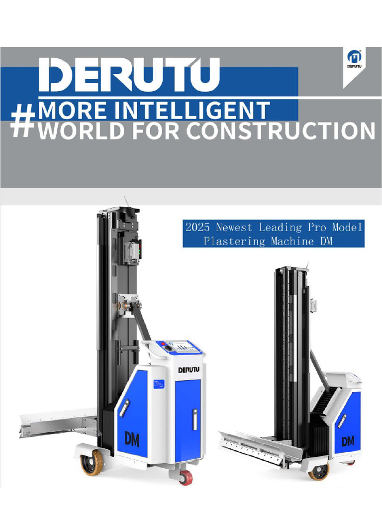 2025 Battery Model 4.2m Plastering Machine--DM | PDF