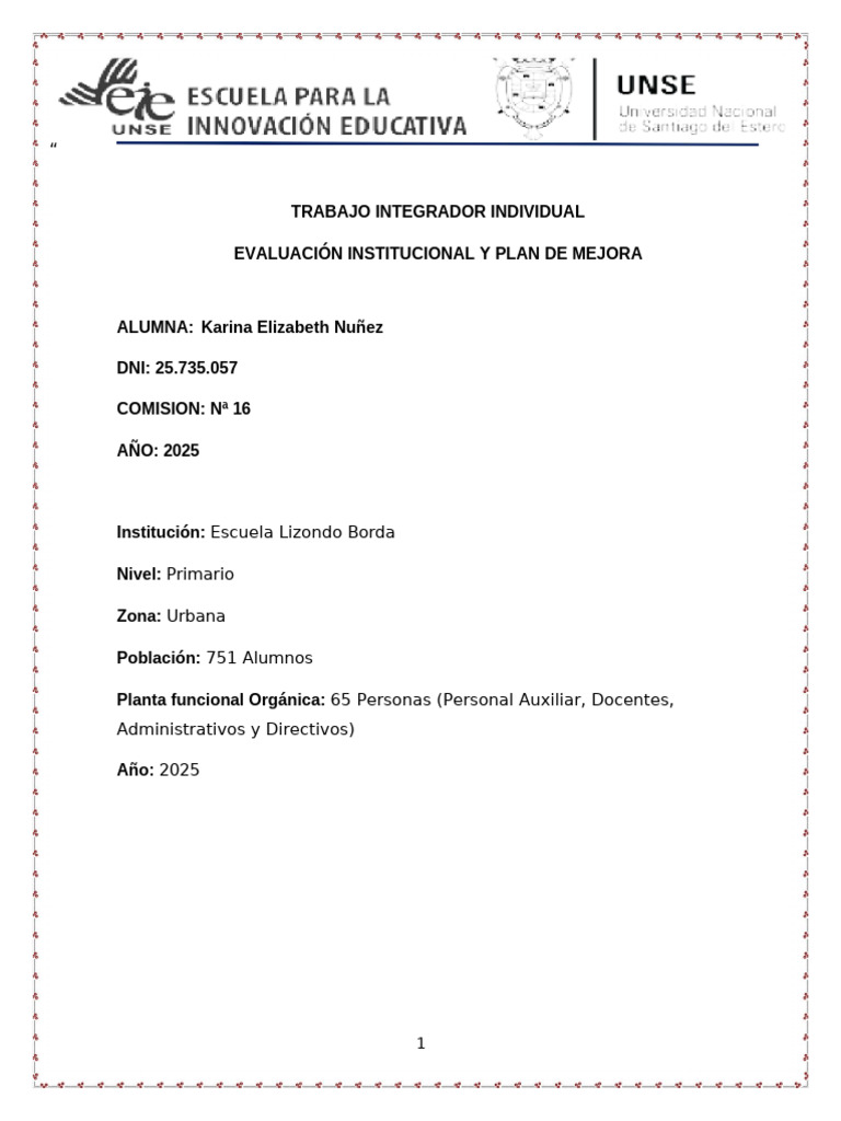 Plan de Mejora del Liderazgo Escolar | PDF | Liderazgo
