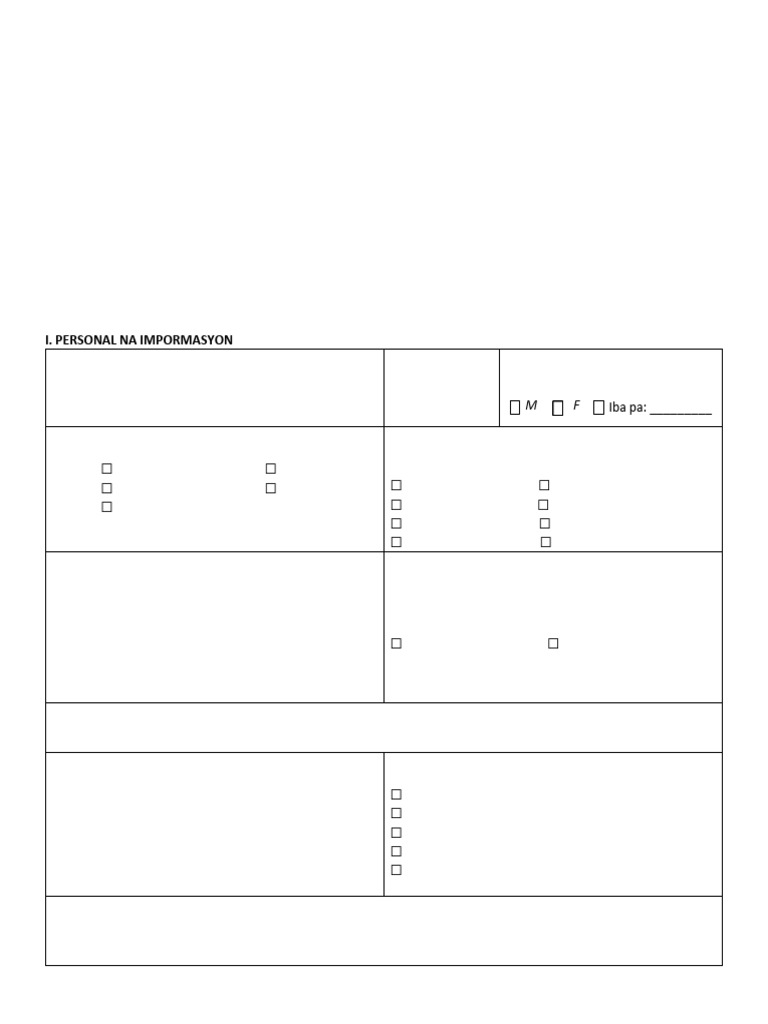 Example of CNA Survey Instrument | PDF