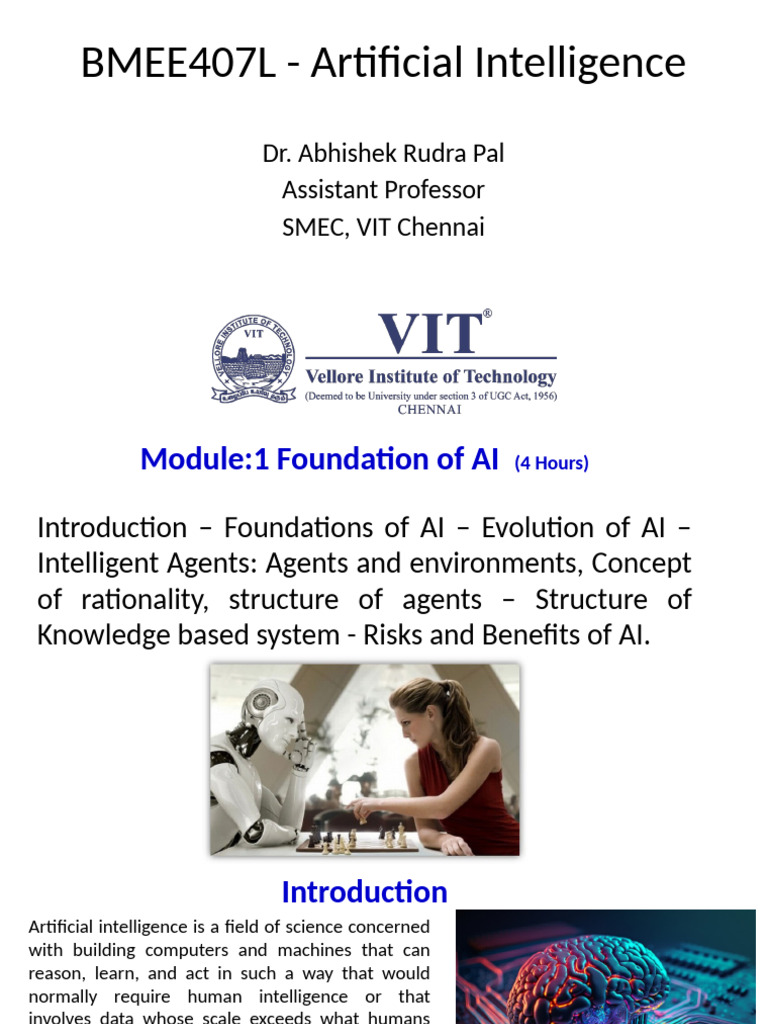 Foundations of Artificial Intelligence | PDF | Artificial Intelligence ...
