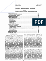 The Biology Ofmethanogenic Bacteria