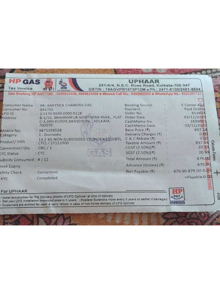 Gas Bill | PDF
