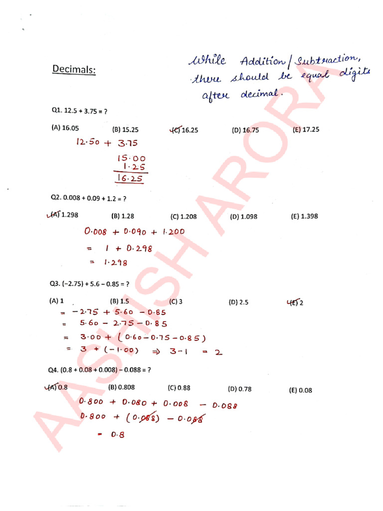 (Handwritten Classnotes) Simplification Class 03 | PDF