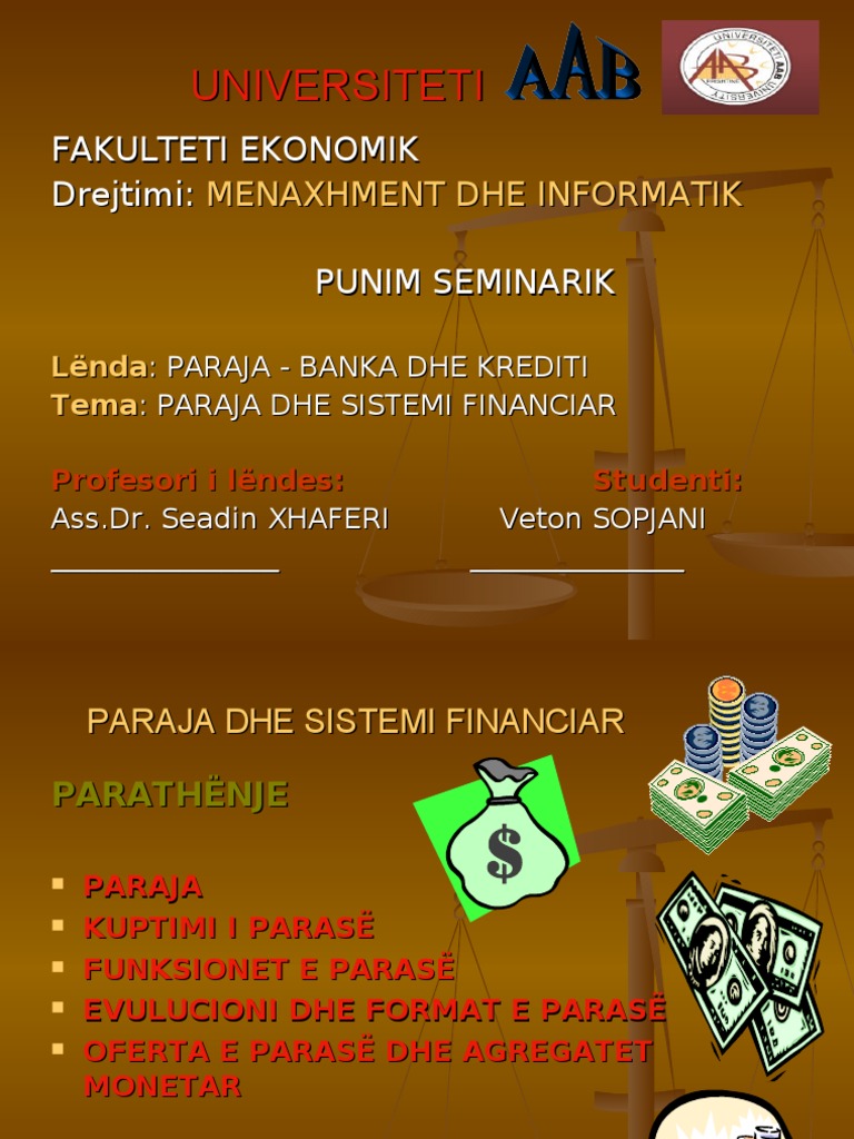 Paraja-Banka Dhe Krediti | PDF