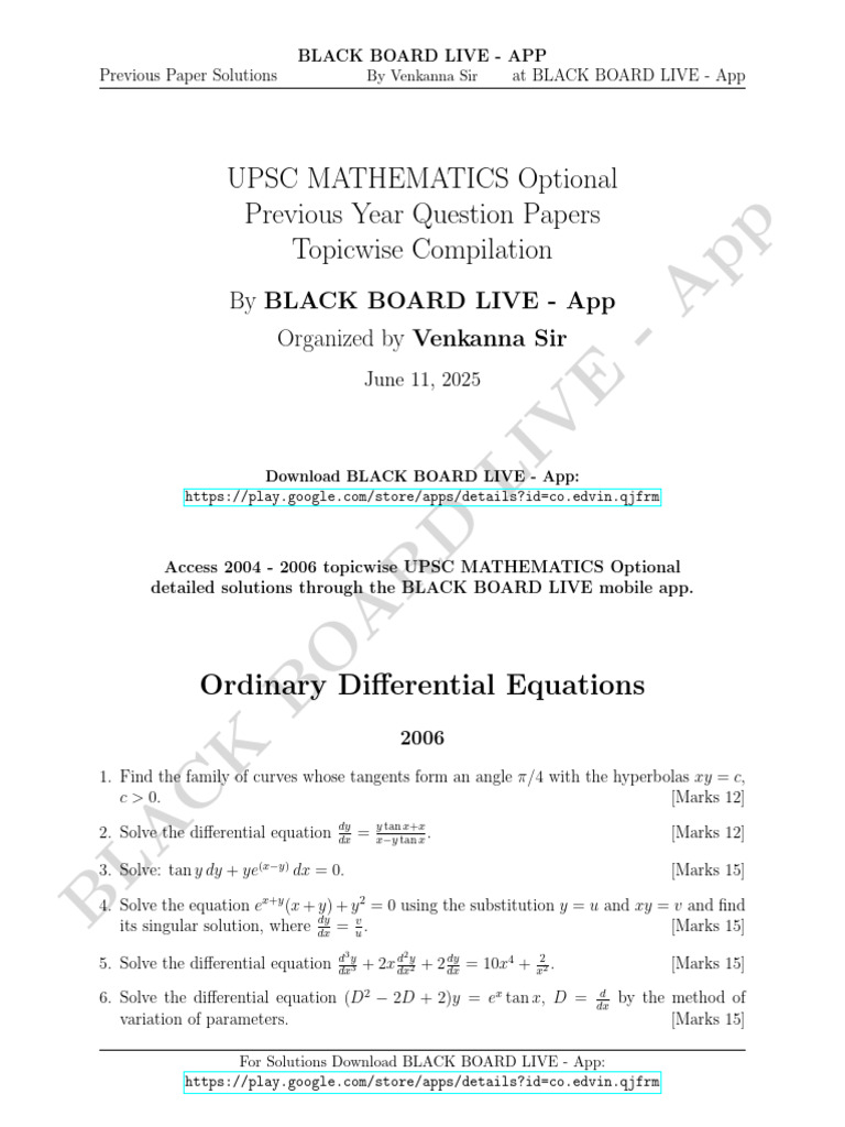 Remedial Mathematics Questions-Topic04-1 | PDF | Equations ...