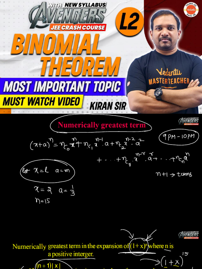 Binomial Theorem 2 | PDF