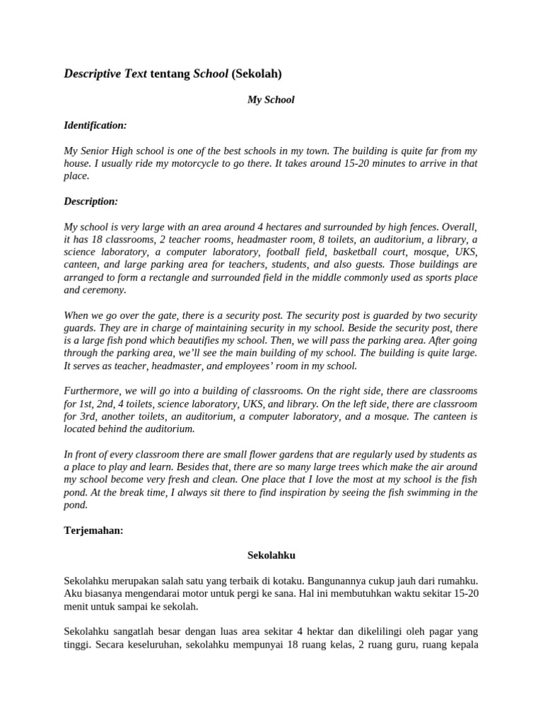 My School: A Detailed Overview | PDF | Classroom