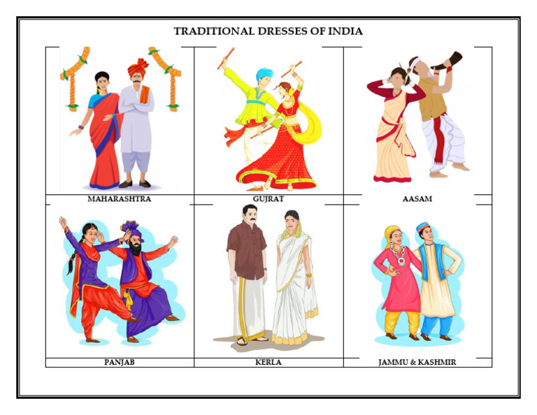 Traditional Dresses of India | PDF
