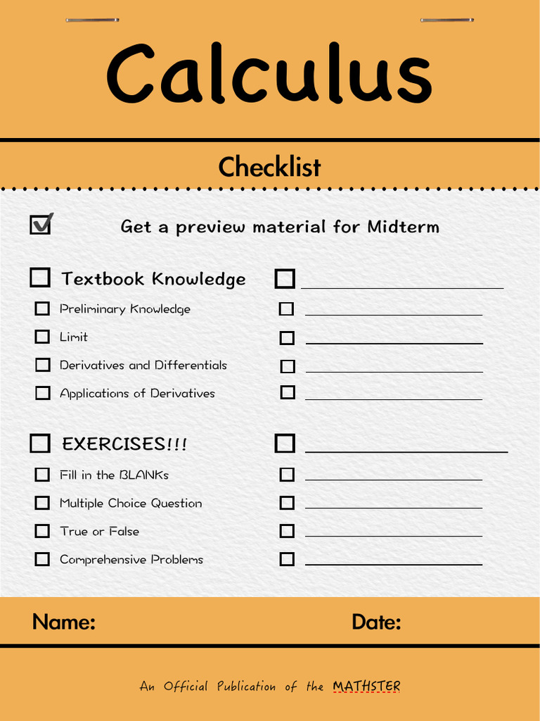 1 Calculus | PDF