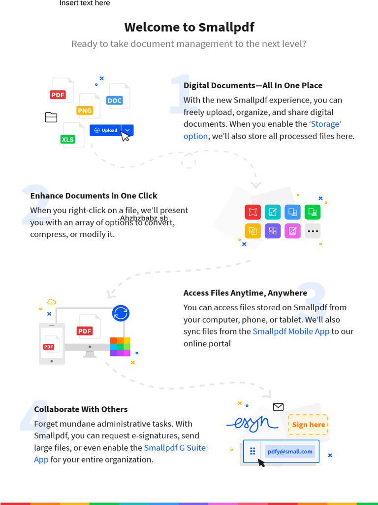Smallpdf: Streamlined Document Management | PDF