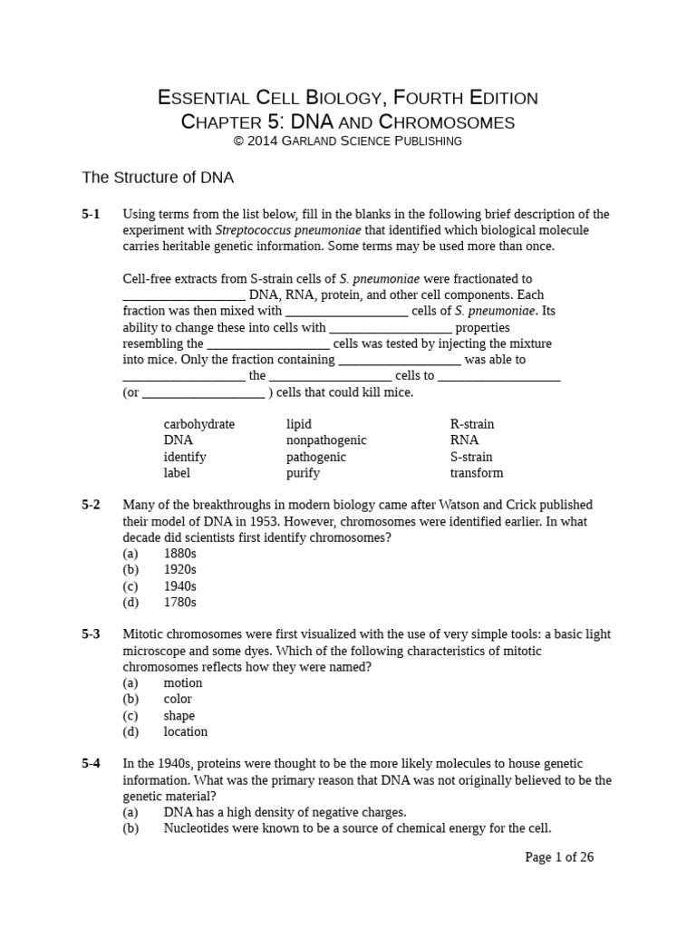 DNA Structure and Genetic Inheritance | PDF | Histone | Dna