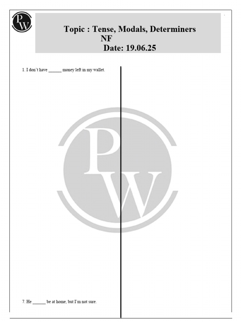 Grammar Worksheet Advanced MCQ | PDF | Chess Openings | Chess Theory