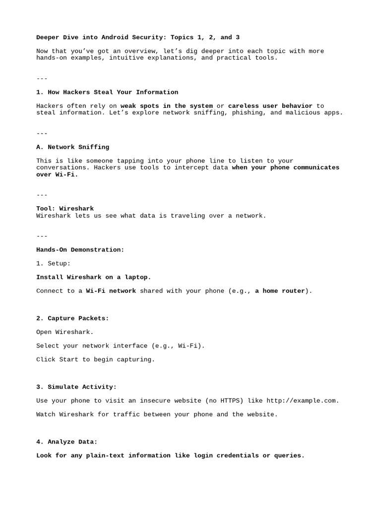 Android Security & Pentesting | PDF | Penetration Test | Android ...