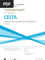 Celta Syllabus Assessment Guidelines 2011