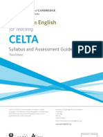 Celta Syllabus Assessment Guidelines 2011
