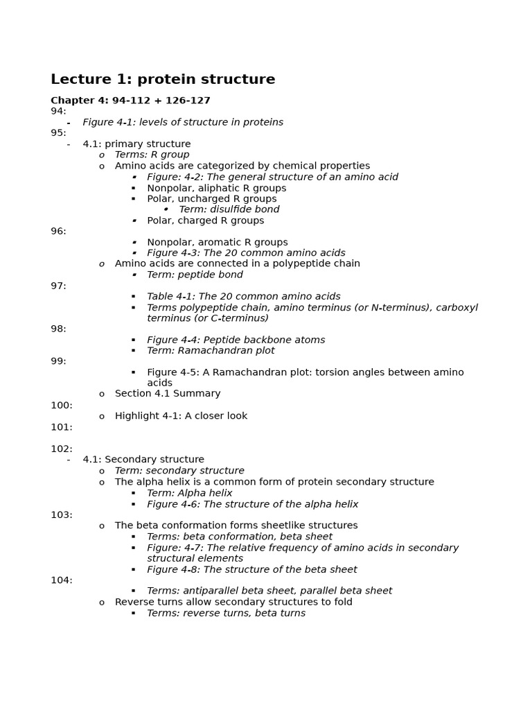 Understanding Protein Structures and Functions | PDF | Beta Sheet ...