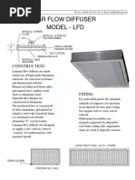 Anemostat Linear Diffuser Specifications | PDF | Mechanical Engineering