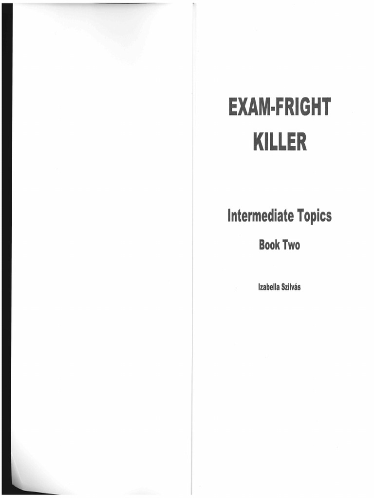 Exam Fright Killer Intermediate Topics - Book 2 | PDF