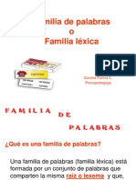 Familia de Palabras