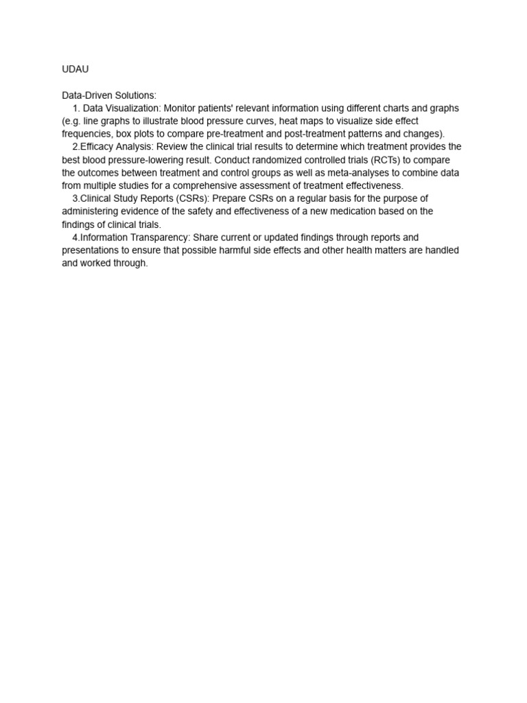 UDAU Data Driven Solutions | PDF