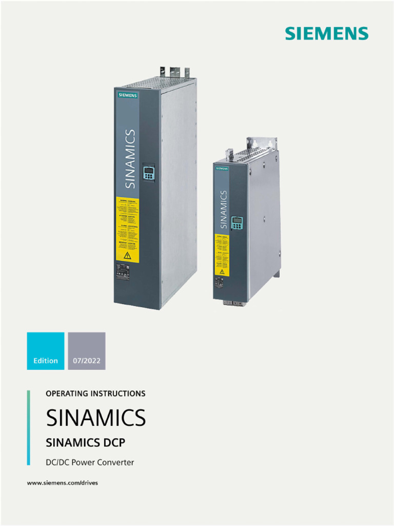 Sinamics DCP En-Us | PDF | Electrical Connector | Computing